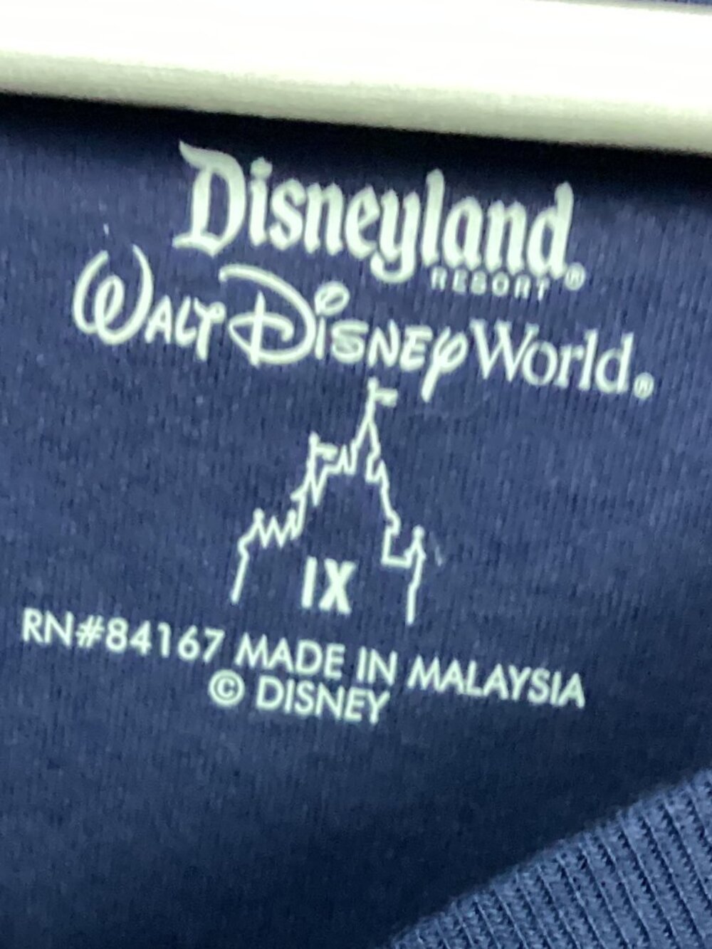 Walt Disney World DisneyParks Blue Short Sleeve T-Shirt NWT 1X - Picture 4 of 9